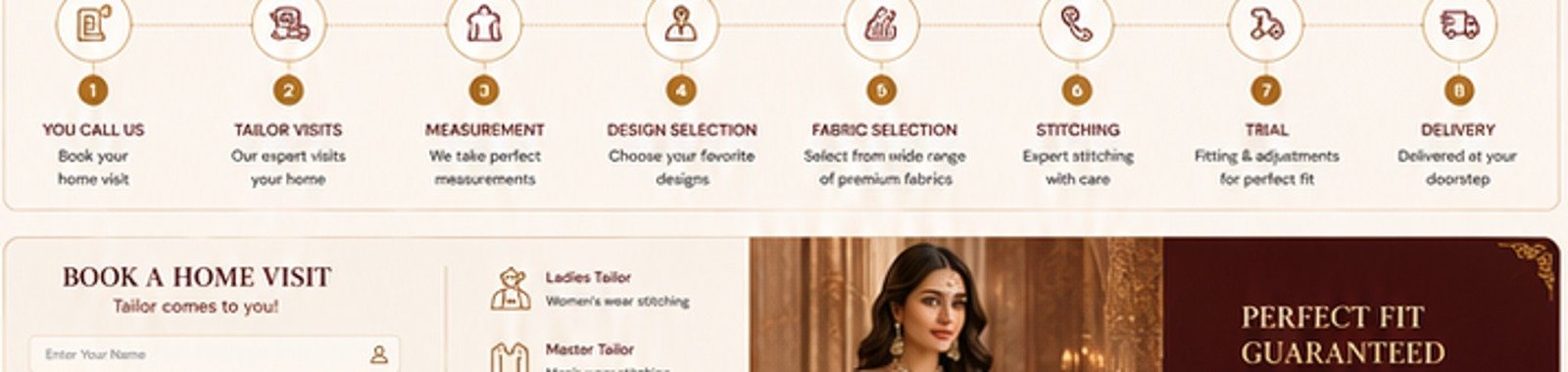 Custom stitching service